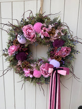 Load image into Gallery viewer, Pink Macaron Pomwreath - approx 35cm