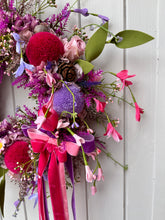 Load image into Gallery viewer, Rose & Lavender Macarons Pomwreath - approx 35cm in size.