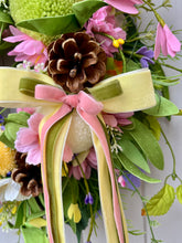 Load image into Gallery viewer, Pistachio Pastel Pomwreath - approx 25cm