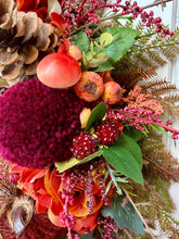 Load image into Gallery viewer, Sticky Toffee Pudding Pomwreath approx 35cm