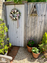 Load image into Gallery viewer, Peppermint Pink Pomwreath - approx 35cm.