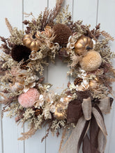 Load image into Gallery viewer, Autumn Mist Pomwreath - approx 30cm.