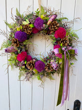 Load image into Gallery viewer, Berry Smoothie Pomwreath - approx 35cm