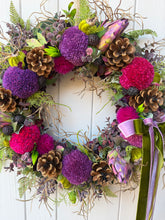 Load image into Gallery viewer, Berry Smoothie Pomwreath - approx 35cm