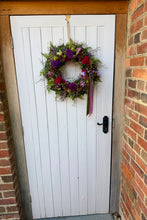 Load image into Gallery viewer, Berry Smoothie Pomwreath - approx 35cm