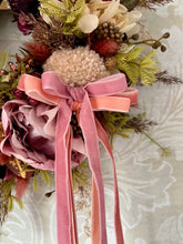 Load image into Gallery viewer, Sun Kissed Pinks Pomwreath- recommended for indoor use - approx 28cm.