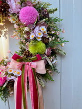 Load image into Gallery viewer, Summer Picnic Pomwreath - approx 35cm