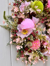 Load image into Gallery viewer, Pinks & Berries Pomwreath - approx 35cm