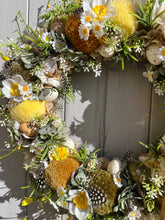 Load image into Gallery viewer, Spring Sunshine Pomwreath - approx 35cm