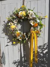 Load image into Gallery viewer, Spring Sunshine Pomwreath - approx 35cm