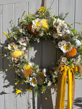 Load image into Gallery viewer, Spring Sunshine Pomwreath - approx 35cm