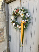 Load image into Gallery viewer, Daisy Moss Green Pomwreath - approx 35cm