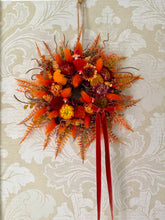 Load image into Gallery viewer, Marmalade Toadstool  Pomwreath - Small - approx 18cm. * Recommended for indoor use only.
