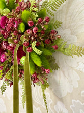 Load image into Gallery viewer, Ferns &amp; Fairy Toadstool Small Pomwreath - approx 18cm
