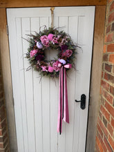 Load image into Gallery viewer, Pink Macaron Pomwreath - approx 35cm
