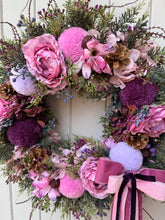Load image into Gallery viewer, Pink Macaron Pomwreath - approx 35cm
