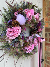 Load image into Gallery viewer, Pink Macaron Pomwreath - approx 35cm
