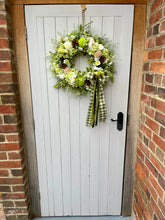 Load image into Gallery viewer, Summer Greens Pomwreath - approx 35cm
