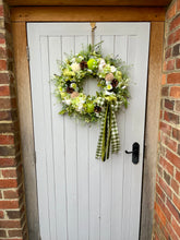 Load image into Gallery viewer, Summer Greens Pomwreath - approx 35cm
