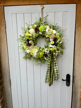 Load image into Gallery viewer, Summer Greens Pomwreath - approx 35cm
