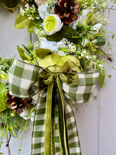 Load image into Gallery viewer, Summer Greens Pomwreath - approx 35cm
