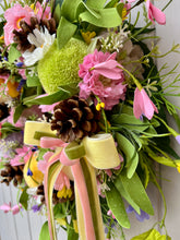 Load image into Gallery viewer, Pistachio Pastel Pomwreath - approx 25cm
