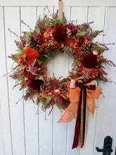Load image into Gallery viewer, Sticky Toffee Pudding Pomwreath approx 35cm
