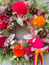Load image into Gallery viewer, Pixie Posy Pomwreath - approx 25cm
