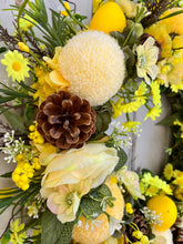 Load image into Gallery viewer, Easy Peasy Lemon Squeezy Pomwreath - approx 35cm
