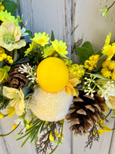 Load image into Gallery viewer, Easy Peasy Lemon Squeezy Pomwreath - approx 35cm
