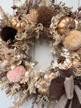 Load image into Gallery viewer, Autumn Mist Pomwreath - approx 30cm.

