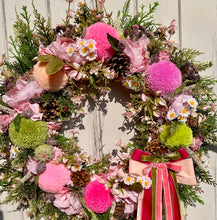 Load image into Gallery viewer, Summer Picnic Pomwreath - approx 35cm
