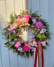 Load image into Gallery viewer, Summer Picnic Pomwreath - approx 35cm

