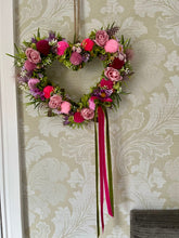 Load image into Gallery viewer, Pink Macaron PomHeart  - approx 25cm
