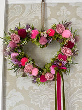 Load image into Gallery viewer, Pink Macaron PomHeart  - approx 25cm
