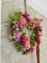 Load image into Gallery viewer, Pink Macaron PomHeart  - approx 25cm
