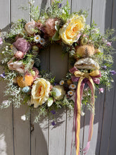 Load image into Gallery viewer, Butter Yellow Pomwreath - approx 35cm
