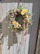 Load image into Gallery viewer, Butter Yellow Pomwreath - approx 35cm
